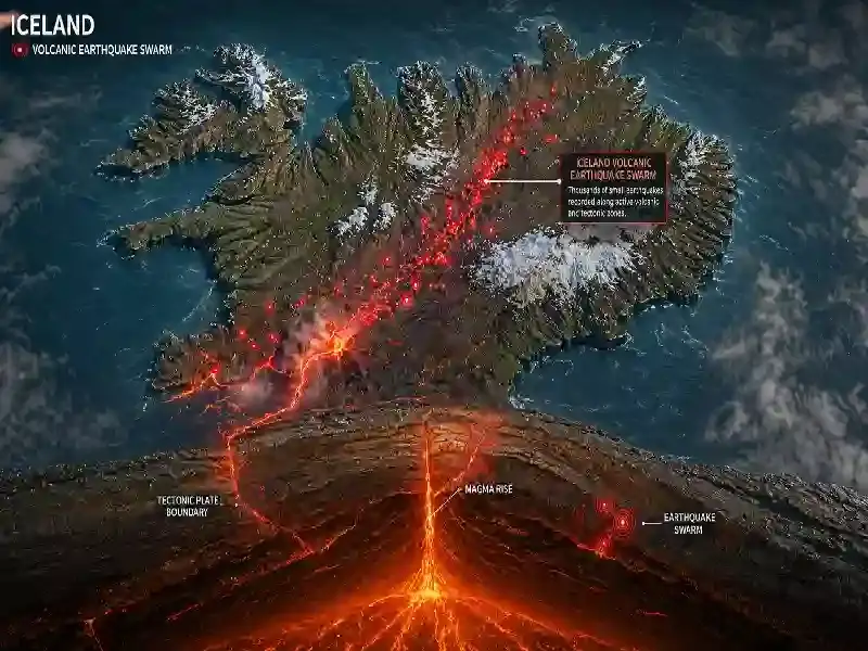 Iceland volcanic earthquake swarm