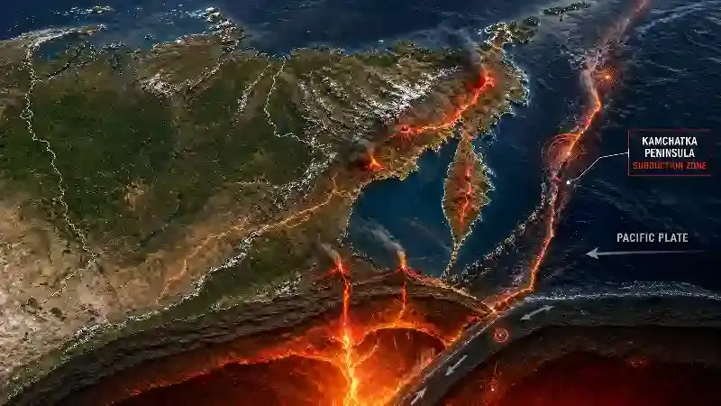 Kamchatka Peninsula subduction zone