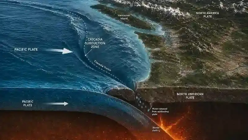 Cascadia subduction zone
