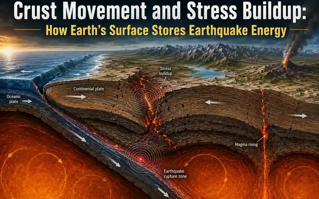 Crust Movement and Stress Buildup