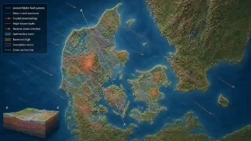 Denmark ancient hidden fault systems