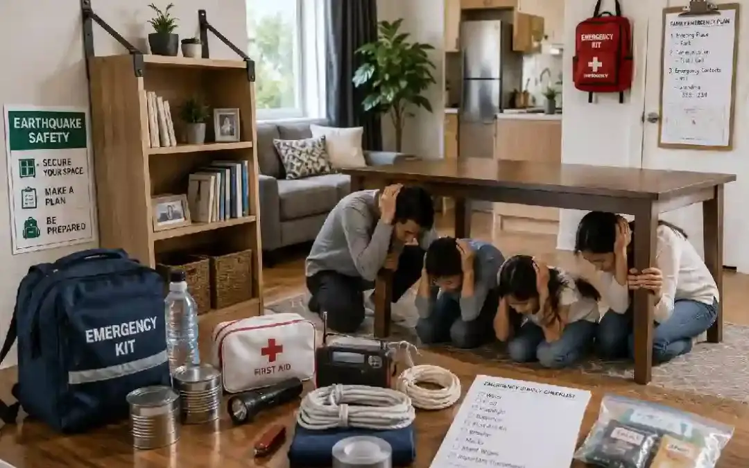 Earthquake Safety Tips at Home