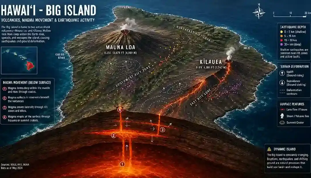 Hawaii Big Island Earthquakes