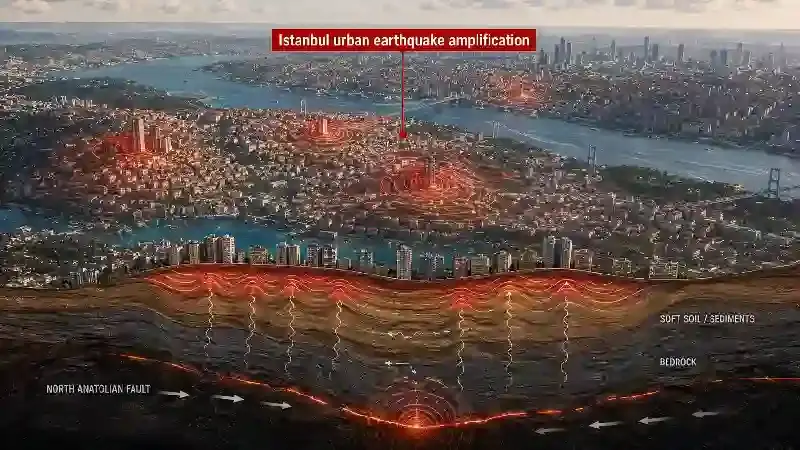 Istanbul urban earthquake amplification