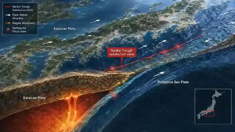 Nankai Trough subduction zone