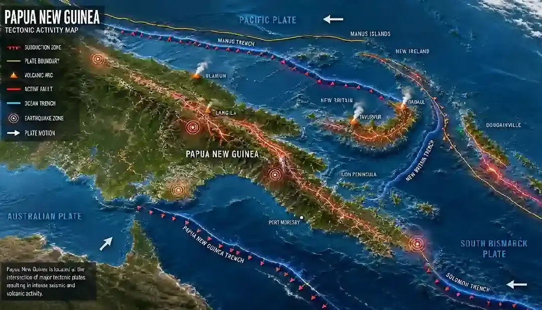 Papua New Guinea’s Earthquakes