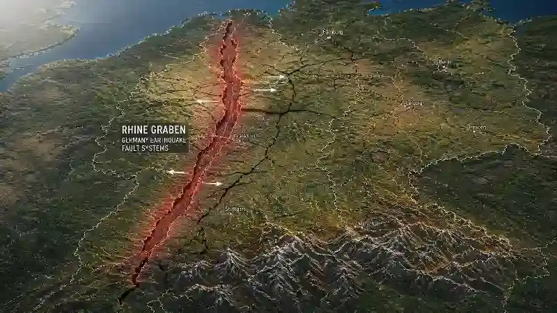 Rhine Graben Germany earthquake fault systems