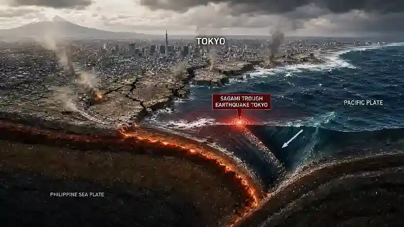 Sagami Trough earthquake Tokyo