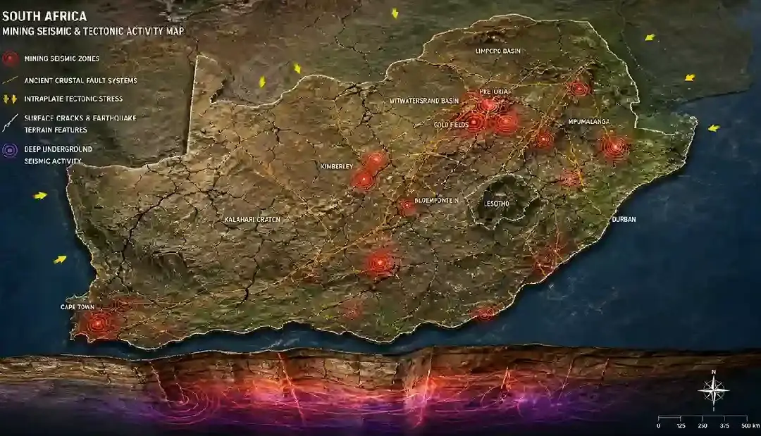 South Africa’s earthquakes