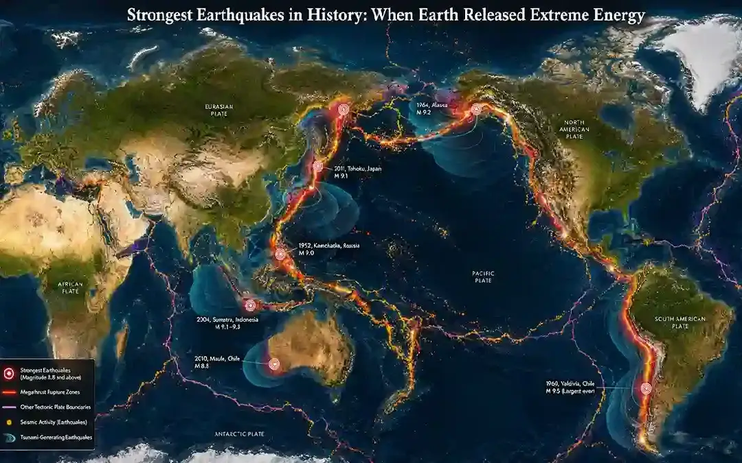 Strongest Earthquakes in History