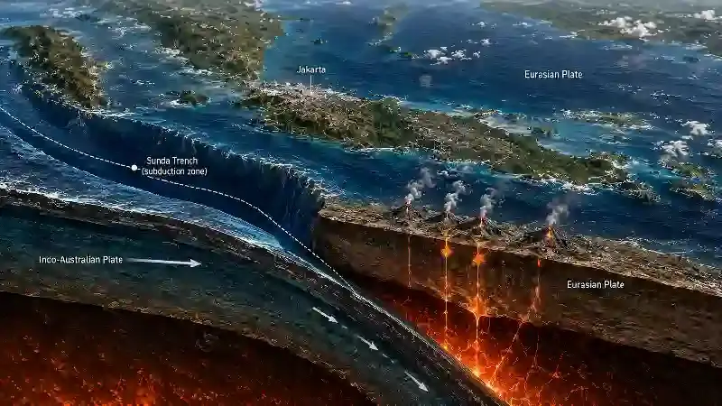 Sunda Trench subduction zone