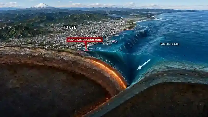 Tokyo subduction zone