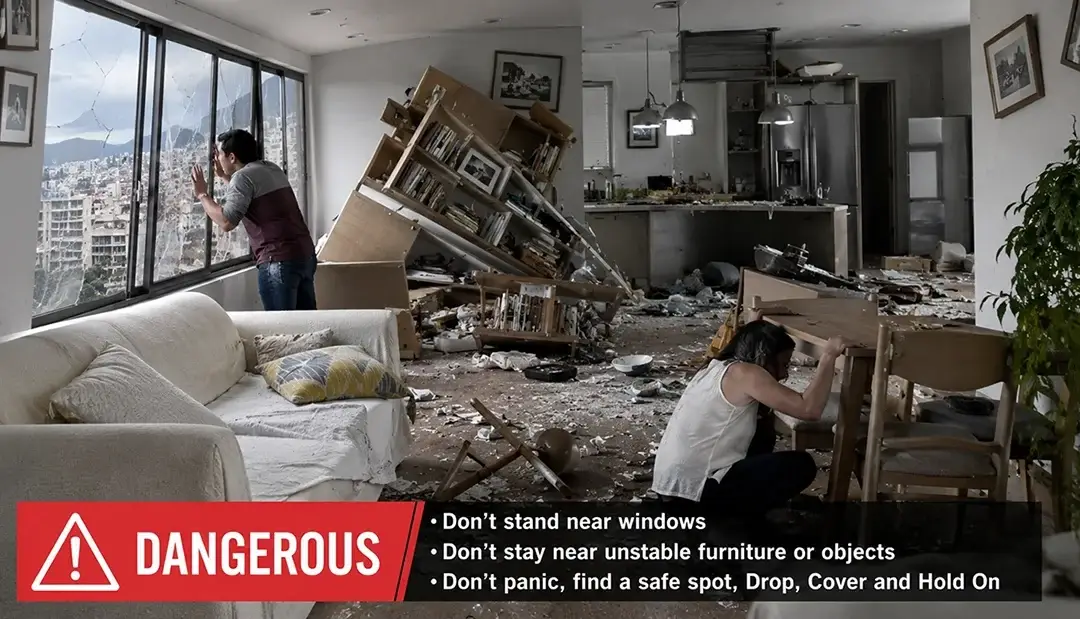 What Not to Do During an Earthquake