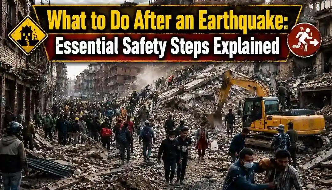 What to Do After an Earthquake
