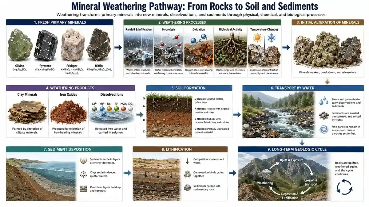 Mineral Weathering and the Rock Cycle