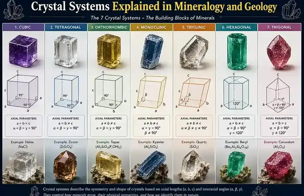 Crystal systems explained