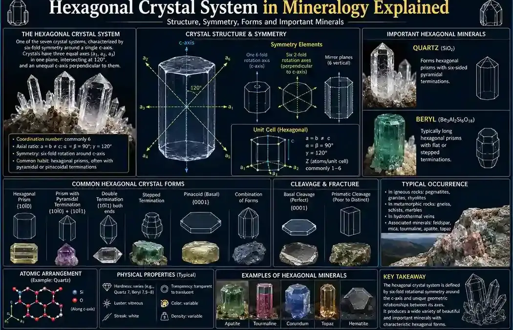 Hexagonal Crystal System in Mineralogy Explained
