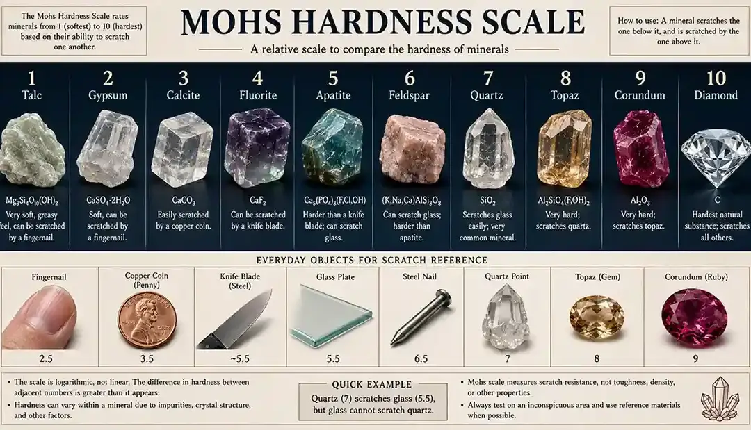 Mohs hardness scale