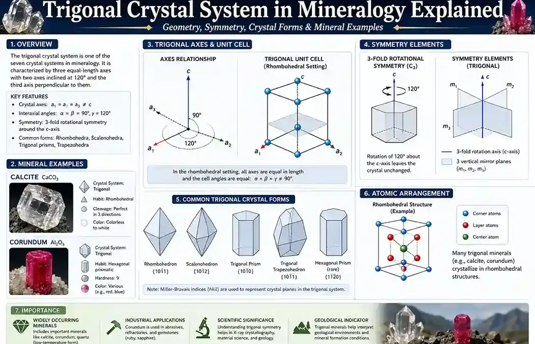 Trigonal Crystal System in Mineralogy Explained