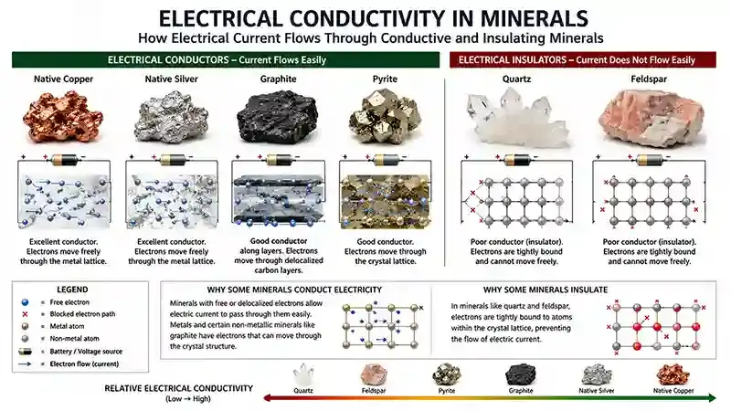 Why Are Some Minerals Conductive?