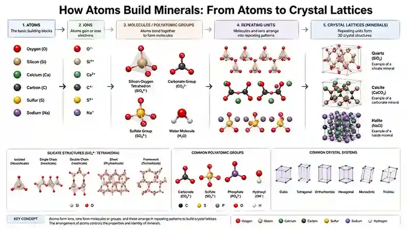 Building Blocks of Minerals