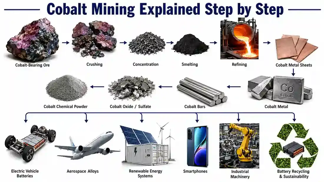 Cobalt Mining Explained Step by Step