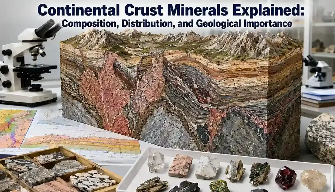 Continental Crust Minerals Explained