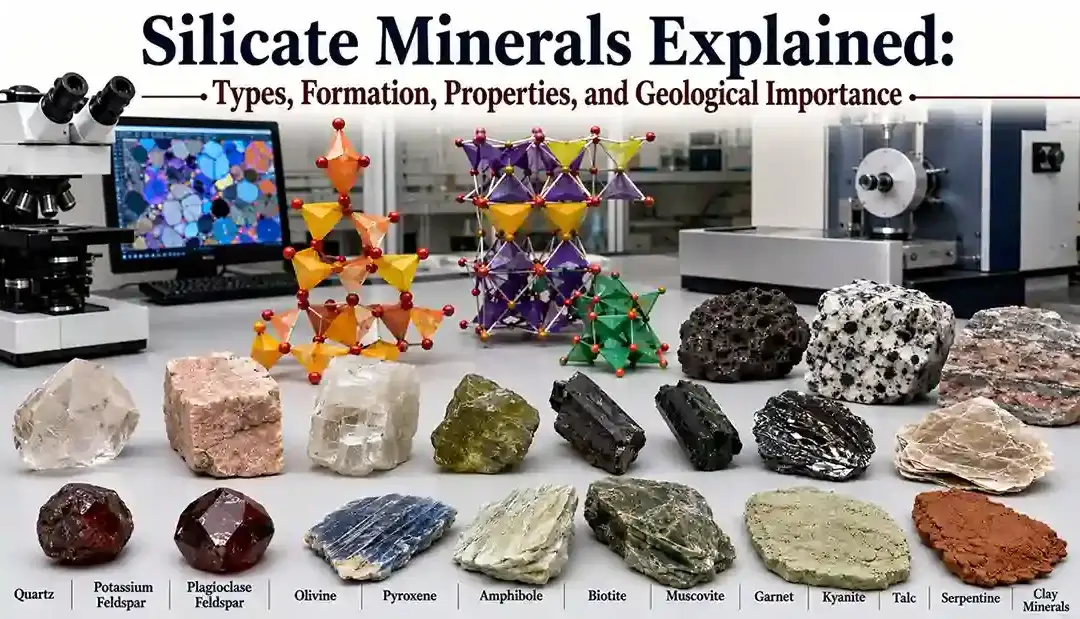 Silicate minerals types and properties