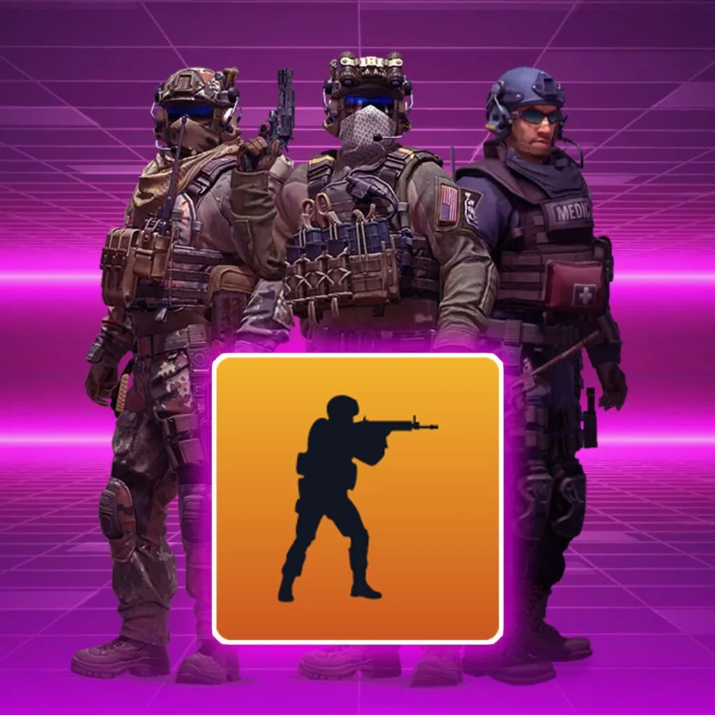 CS2 betting in Singapore: Counter-Strike key art for GGLBET CS2 and CSGO esports markets