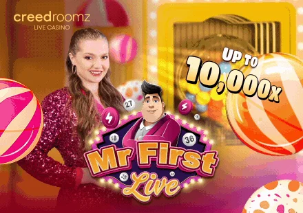 Mr First Live game show by CreedRoomz