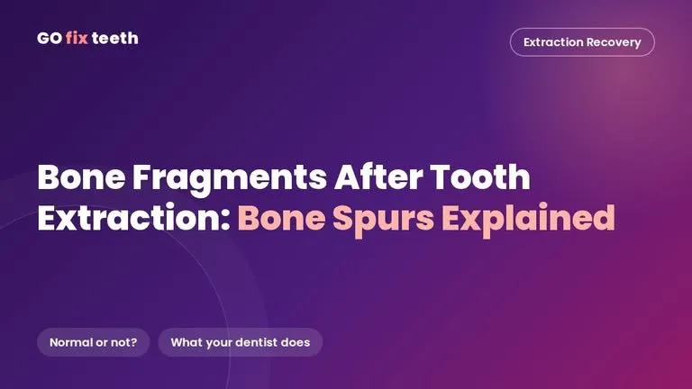 Bone Fragments After Tooth Extraction: Bone Spurs Explained