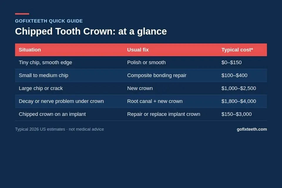 Chipped Tooth Crown at a glance
