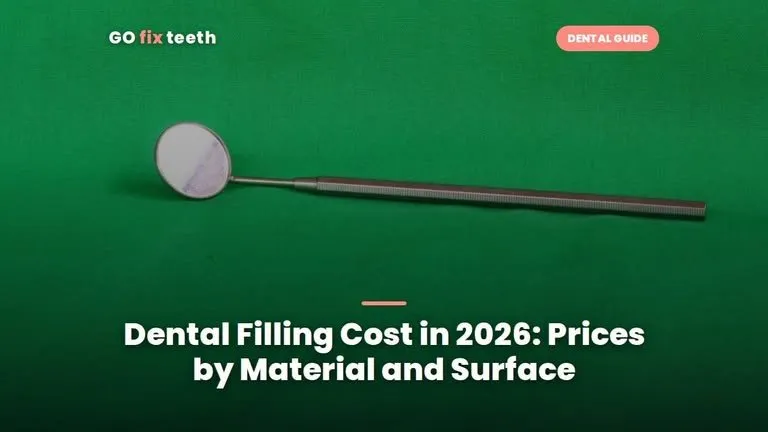 Dental Filling Cost in 2026: Prices by Material and Surface