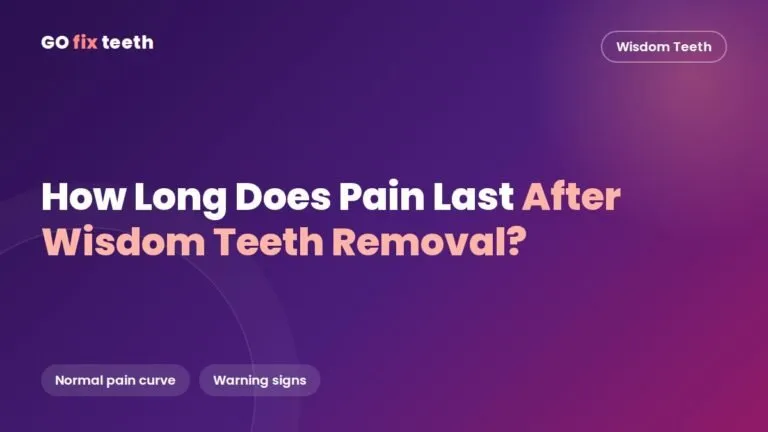 How Long Does Pain Last After Wisdom Teeth Removal?