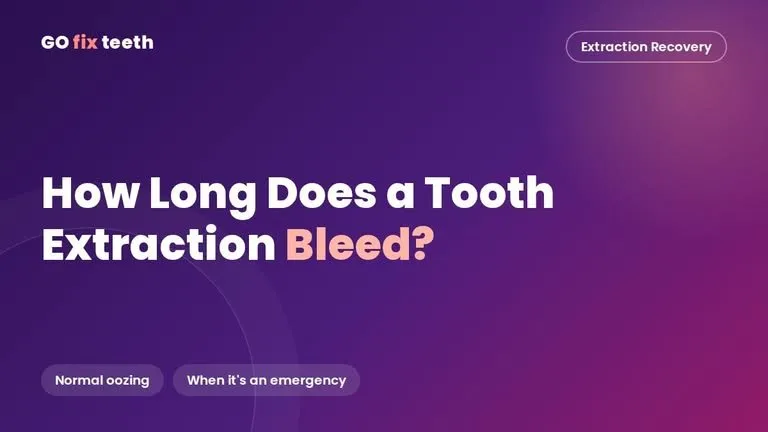 How Long Does a Tooth Extraction Bleed? Normal vs Emergency