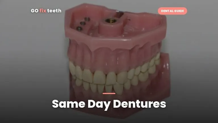 Same Day Dentures: Process, Cost & Healing (2026)