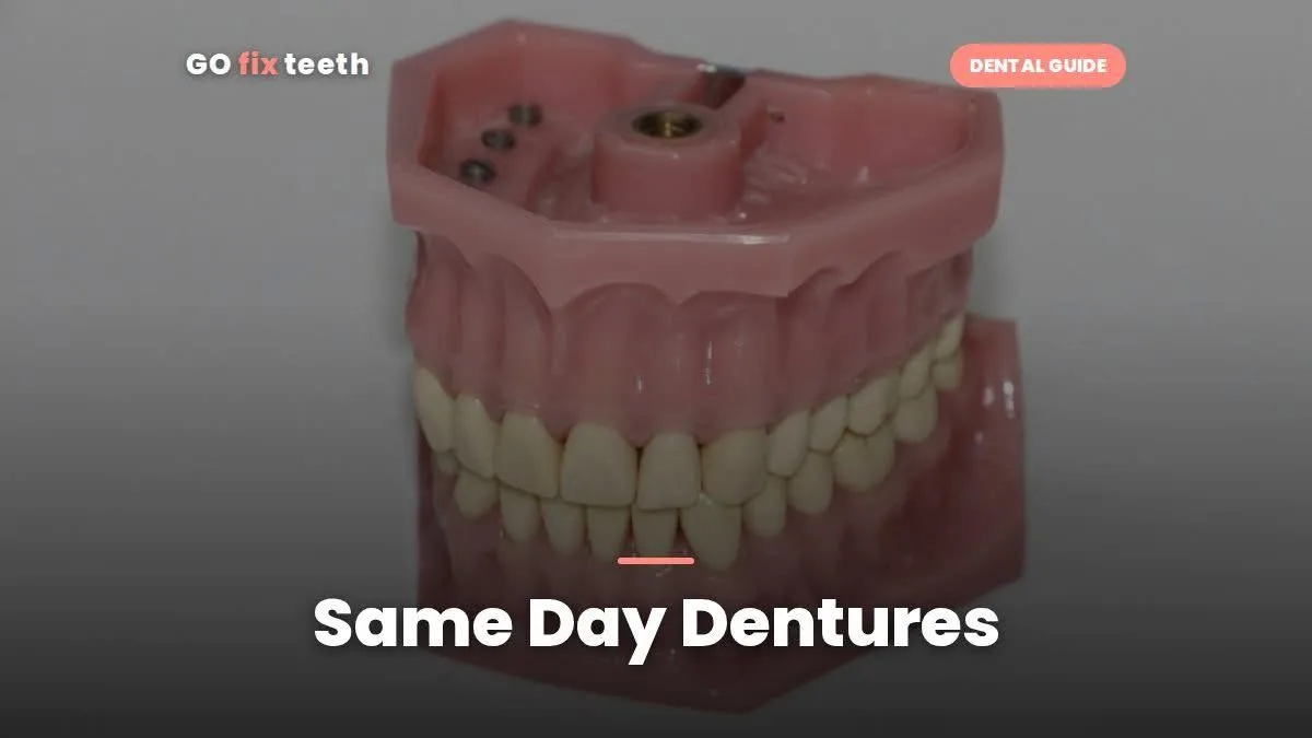 Same Day Dentures: Process, Cost & Healing (2026)