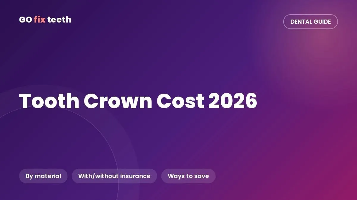 Tooth Crown Cost 2026: Prices by Material (US Guide)