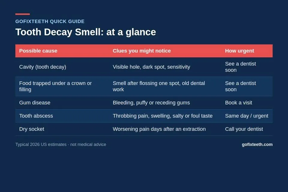 Tooth Decay Smell at a glance