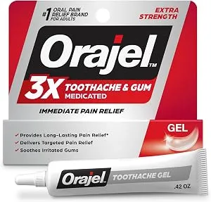 Orajel Maximum Strength Toothache Pain Relief Gel