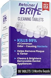 Retainer Brite Daily Aligner and Retainer Cleaning Tablets