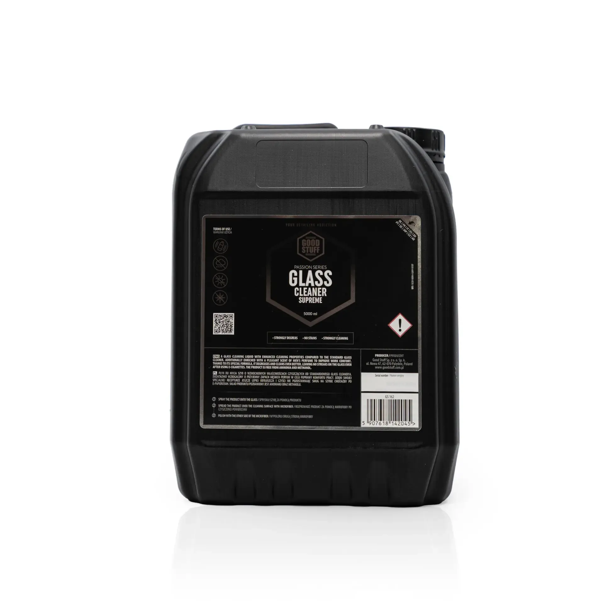 Good Stuff Glass Cleaner SUPREME 5000 ml, professioneller Autoglasreiniger