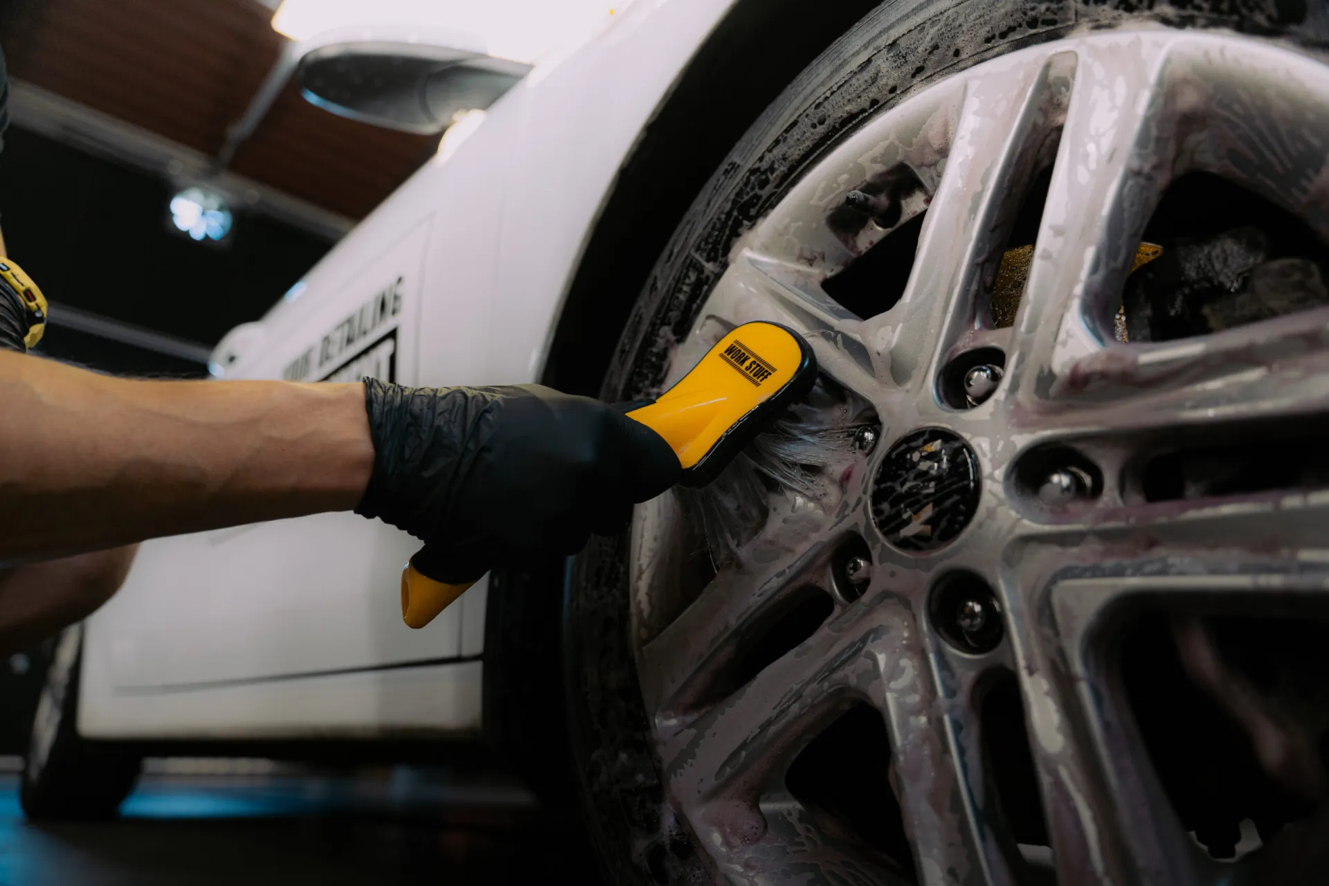 wheel cleaning