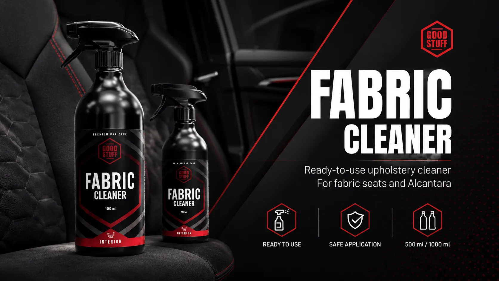 Good Stuff Fabric Cleaner banner