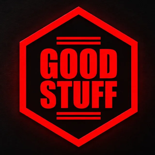 Good Stuff illuminated logo sign