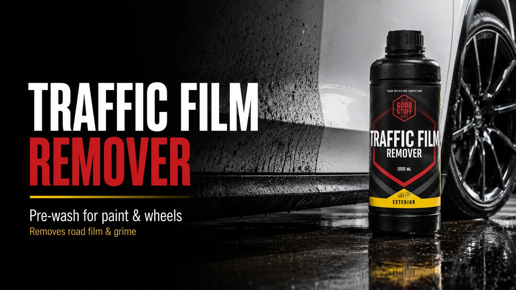 Good Stuff Traffic Film Remover, prelavado concentrado