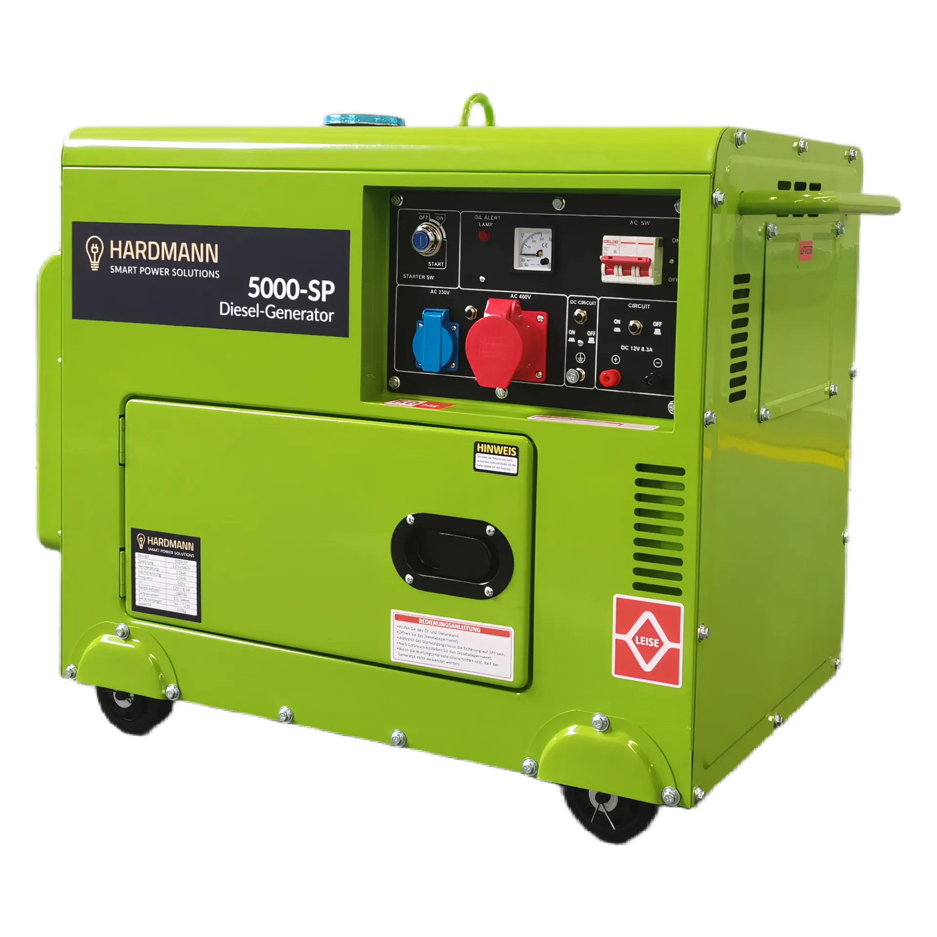 Hardmann 5000-SP Diesel-Stromerzeuger/Generator - 230/400V - 5KVA – Bild 4