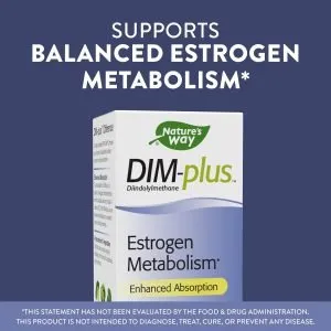 Nature's Way DIM-Plus, DIM Supplement, Supports Balanced Estrogen Metabolism