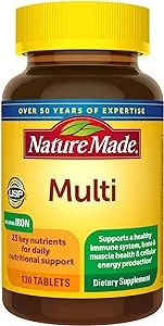 Nature Made Multivitamin Tablets with Iron