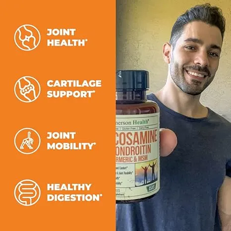 Glucosamine Chondroitin MSM Turmeric Boswellia - Joint Support Supplement